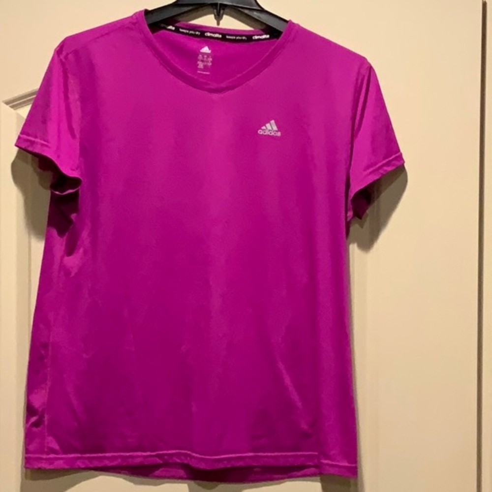 Adidas climalite Vibrant Magenta T-Shirt. XL